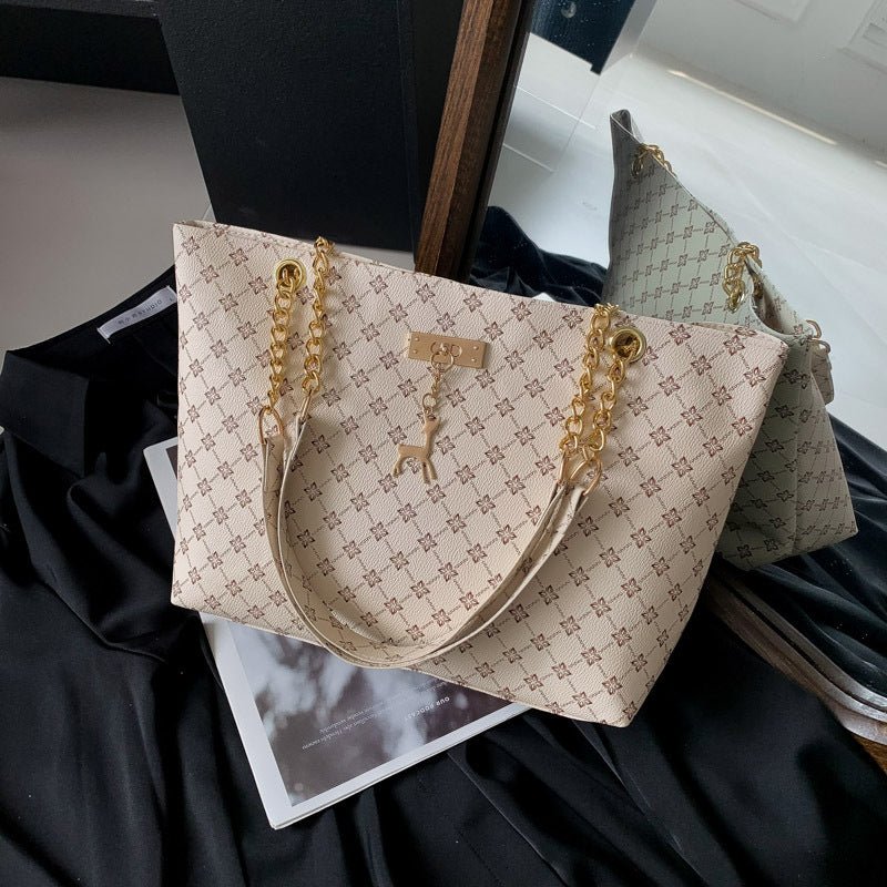 Retro Commuter Texture Chain Shoulder Bag For Women Spring | Orazek UK Ltd