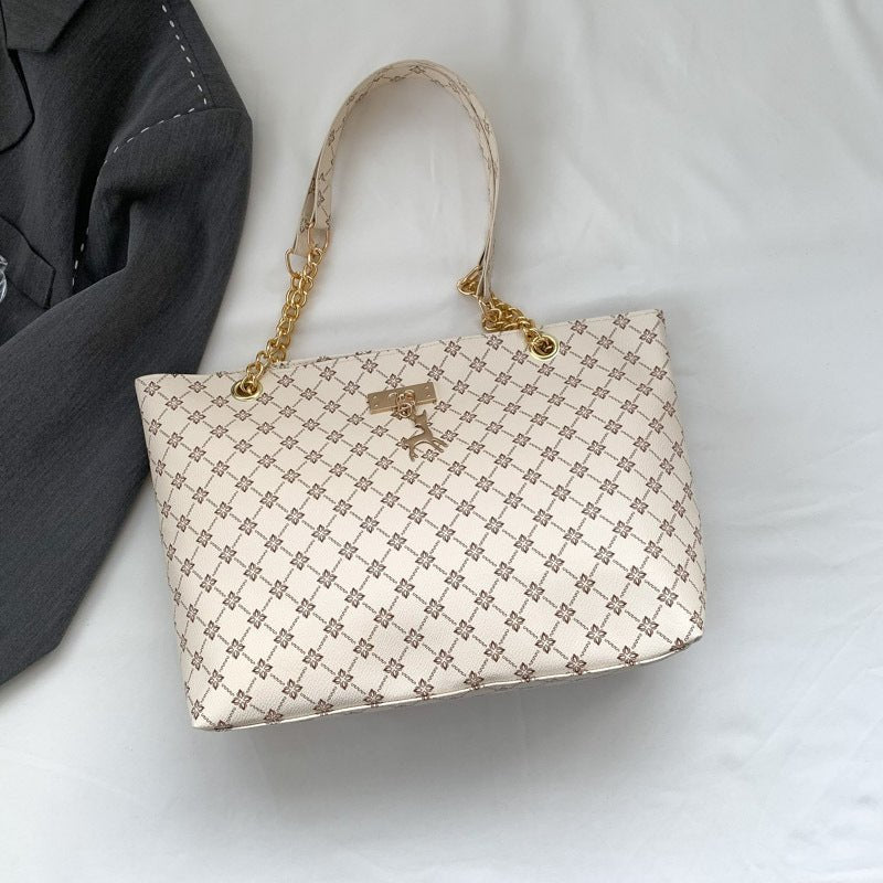 Retro Commuter Texture Chain Shoulder Bag For Women Spring | Orazek UK Ltd