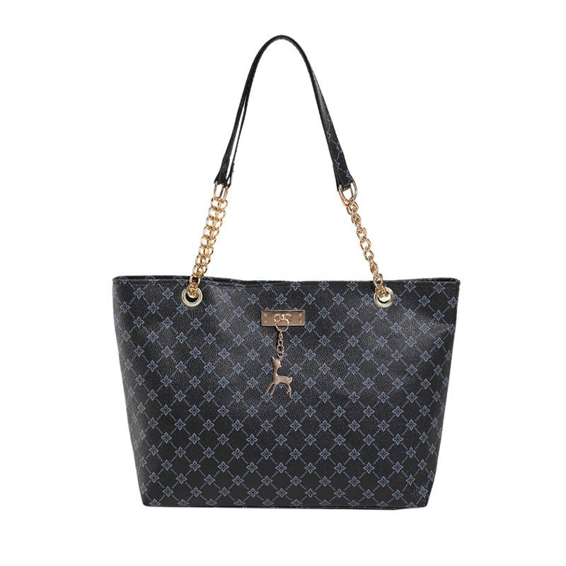Retro Commuter Texture Chain Shoulder Bag For Women Spring | Orazek UK Ltd