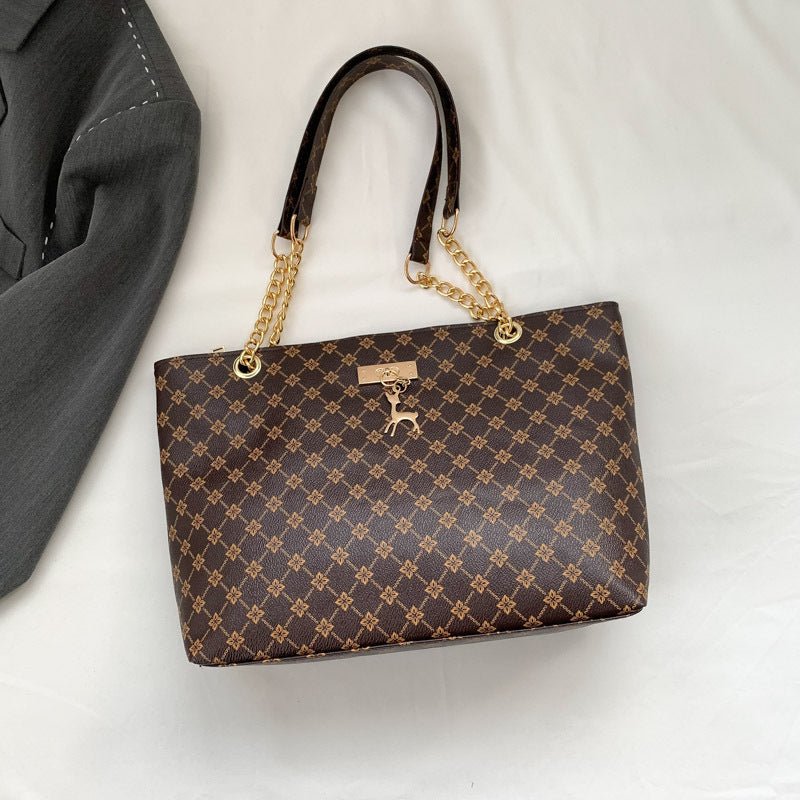 Retro Commuter Texture Chain Shoulder Bag For Women Spring | Orazek UK Ltd
