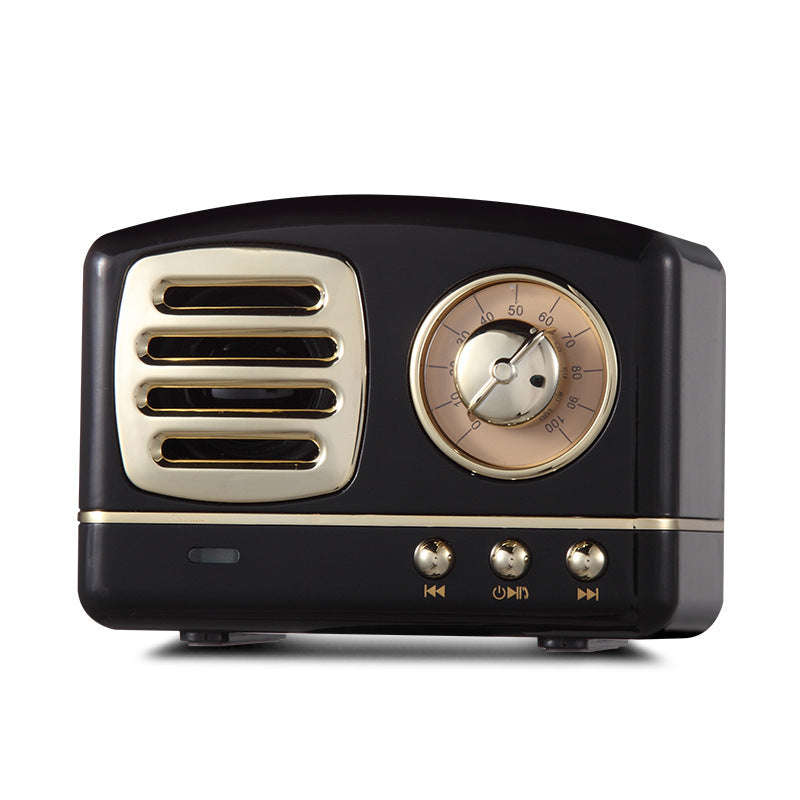 Retro Knob Wireless Bluetooth Speaker U Disk Card Radio Portable Multi-color Bluetooth Audio | Orazek UK Ltd
