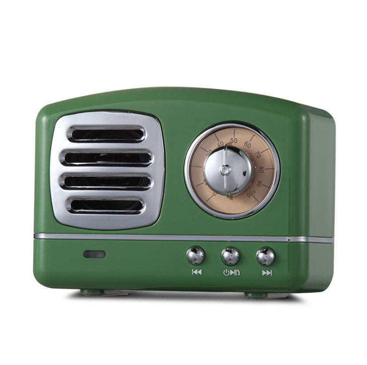 Retro Knob Wireless Bluetooth Speaker U Disk Card Radio Portable Multi-color Bluetooth Audio | Orazek UK Ltd