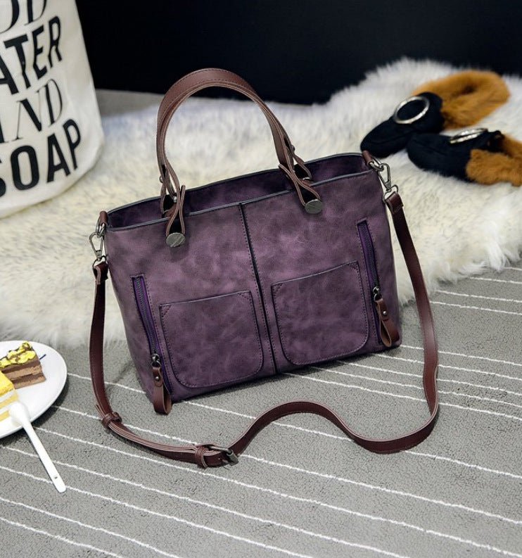 Retro Large-capacity Handbags Simple Crossbody Shoulder Bags For Women | Orazek UK Ltd