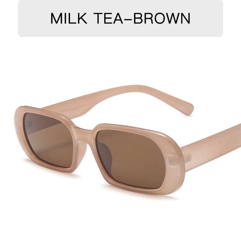 Retro Small Frame Sunglasses Female Candy Color Colorful Fashion Sunglasses | Orazek UK Ltd