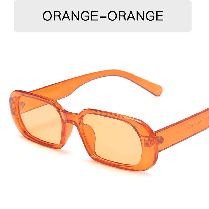 Retro Small Frame Sunglasses Female Candy Color Colorful Fashion Sunglasses | Orazek UK Ltd