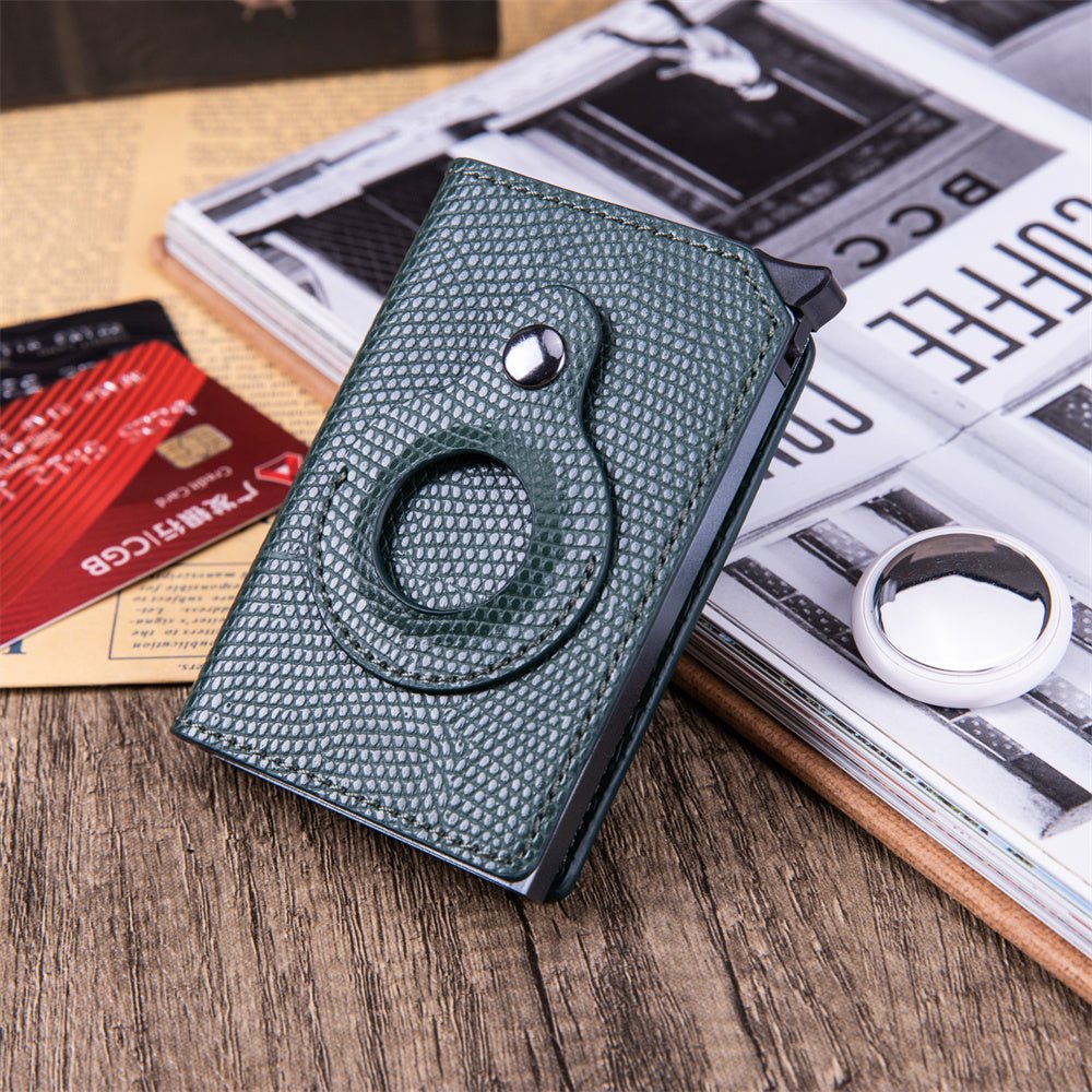 Rfid Card Holder Men Wallets Money Bag Male Black Short Purse Small Leather Slim Wallets Mini Wallets For Airtag Air Tag | Orazek UK Ltd