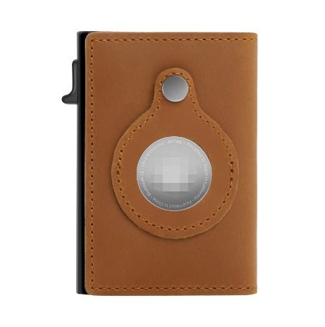 Rfid Card Holder Men Wallets Money Bag Male Black Short Purse Small Leather Slim Wallets Mini Wallets For Airtag Air Tag | Orazek UK Ltd