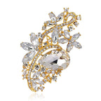 Rhinestone Brooch Acrylic Glass Brooch Pin Clothing Brooch | Orazek UK Ltd