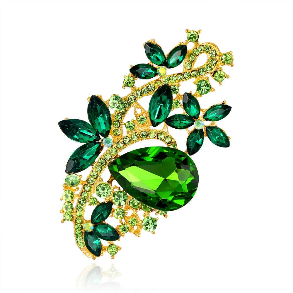 Rhinestone Brooch Acrylic Glass Brooch Pin Clothing Brooch Orazek UK Ltd