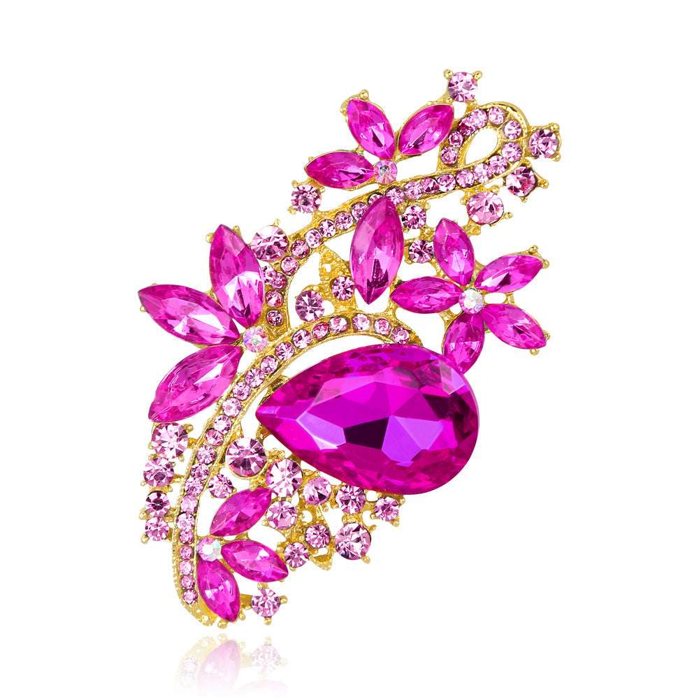 Rhinestone Brooch Acrylic Glass Brooch Pin Clothing Brooch Orazek UK Ltd