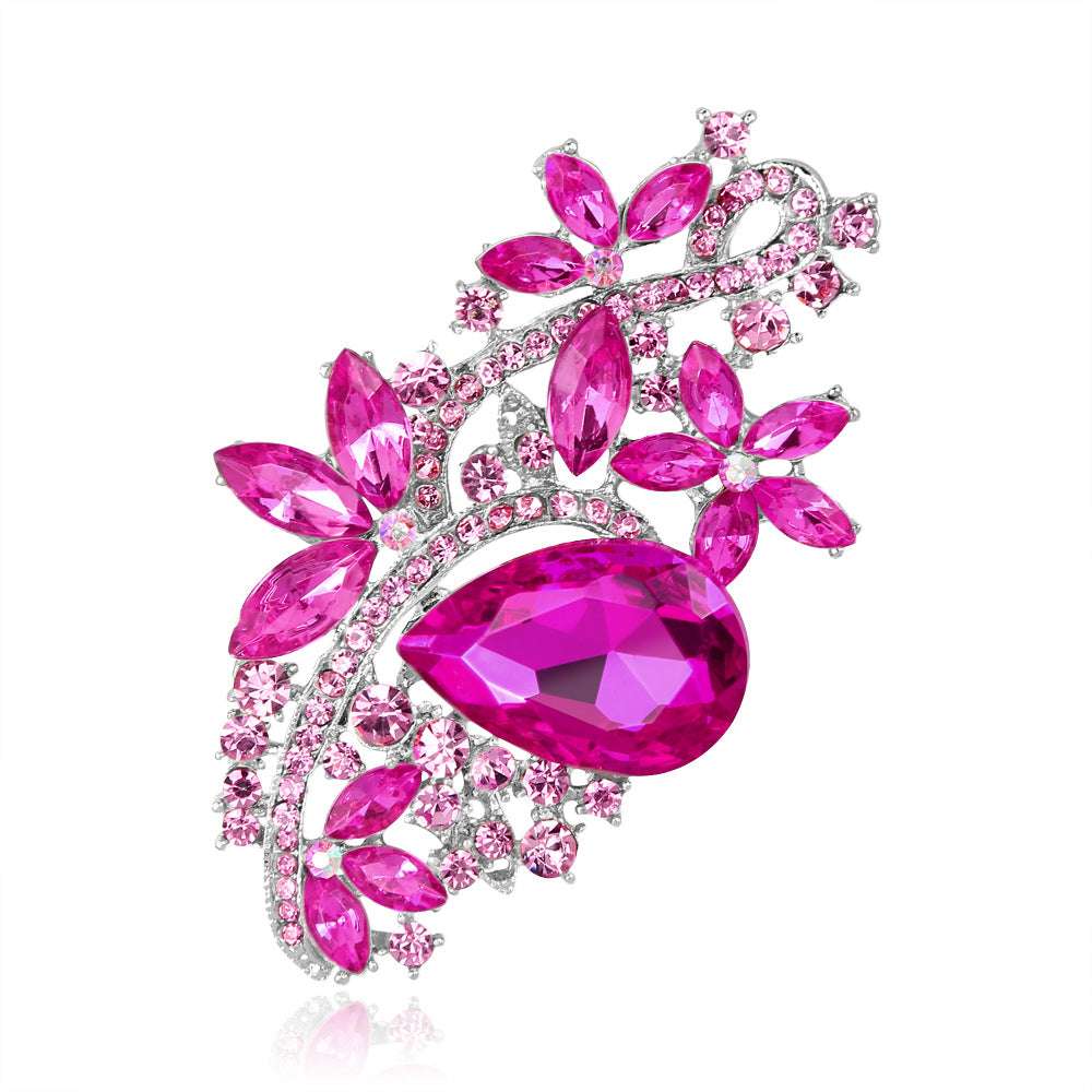 Rhinestone Brooch Acrylic Glass Brooch Pin Clothing Brooch Orazek UK Ltd