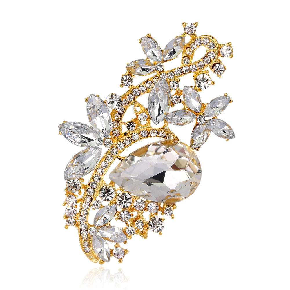 Rhinestone Brooch Acrylic Glass Brooch Pin Clothing Brooch Orazek UK Ltd