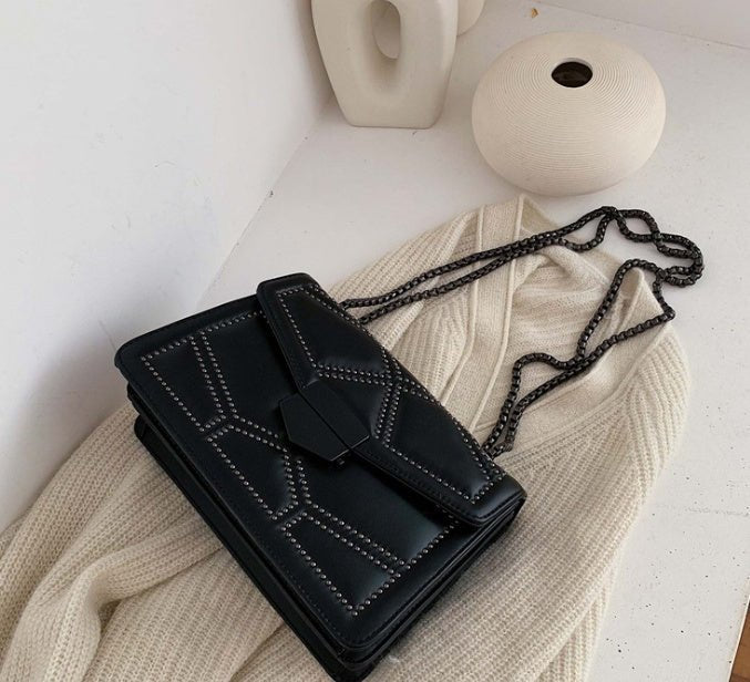Rivet Chain Small Crossbody Bags For Women | Orazek UK Ltd
