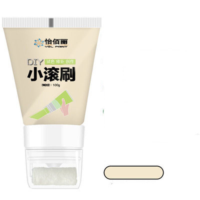 Rolling Brush Latex Paint Wall Paint Repair Wall Paste With Rollers Brush Set White Latex Paint Patching Wall Paste Graffiti Cover Wall Renovation Re | Orazek UK Ltd