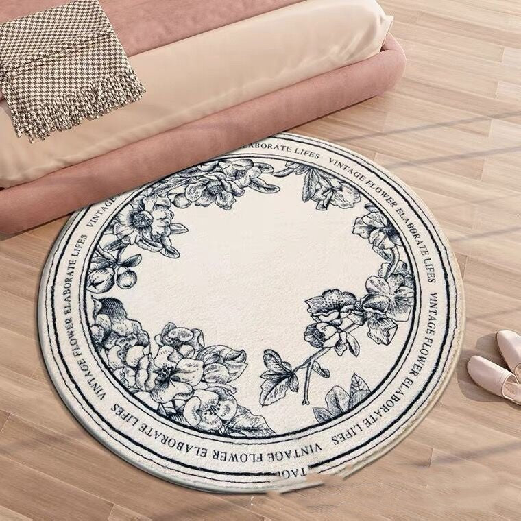 Round Carpet Large Area Rugs For Living Room Bedside Floor Mat | Orazek UK Ltd