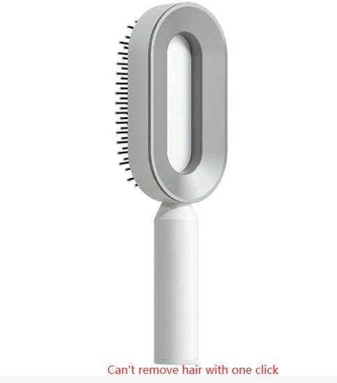 Self Cleaning Hair Brush For Women One-key Cleaning Hair Loss Airbag Massage Scalp Comb Anti-Static Hairbrush | Orazek UK Ltd