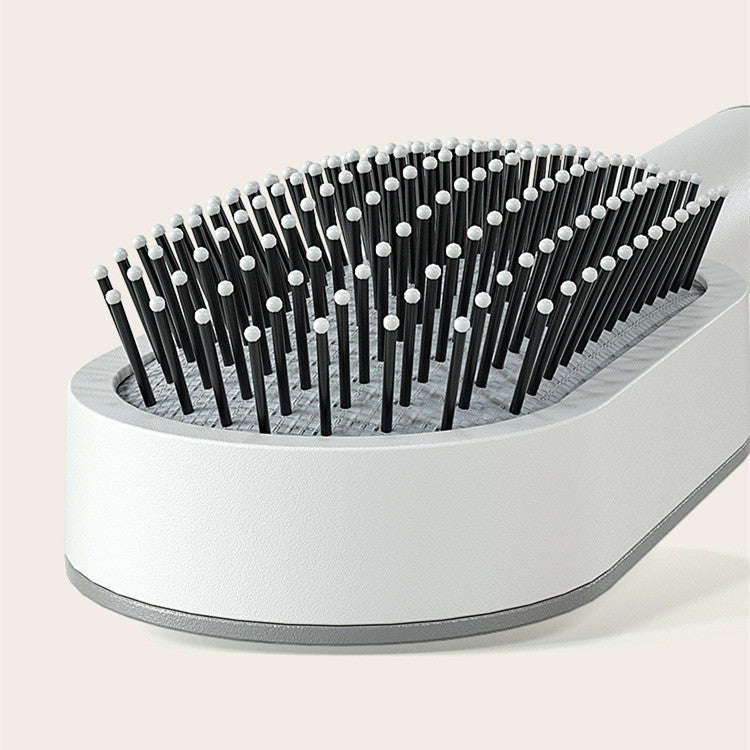 Self Cleaning Hair Brush For Women One-key Cleaning Hair Loss Airbag Massage Scalp Comb Anti-Static Hairbrush | Orazek UK Ltd