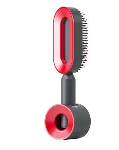 Self Cleaning Hair Brush For Women One-key Cleaning Hair Loss Airbag Massage Scalp Comb Anti-Static Hairbrush | Orazek UK Ltd
