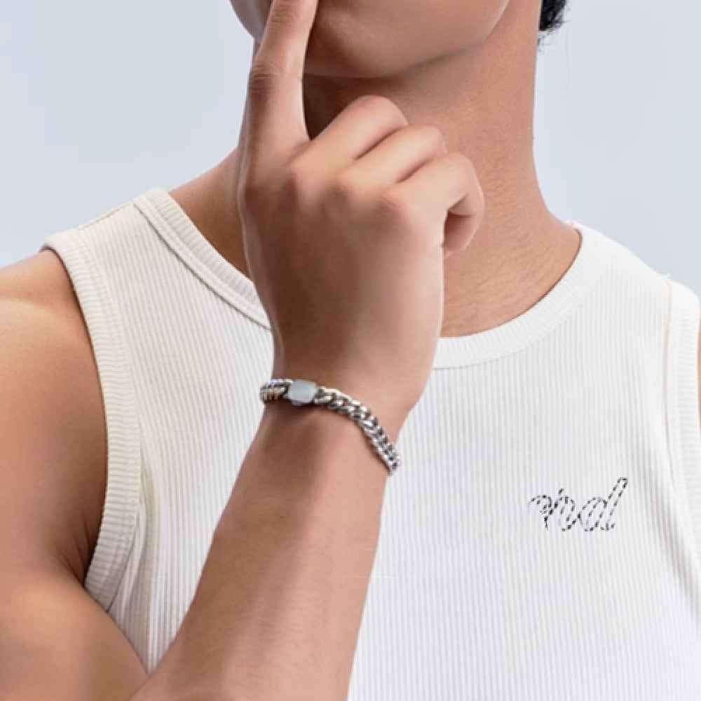 Shell Jewelry Buckle Hip Hop Cuban Bracelet | Orazek UK Ltd