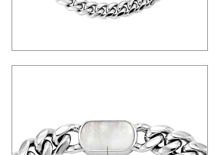 Shell Jewelry Buckle Hip Hop Cuban Bracelet | Orazek UK Ltd