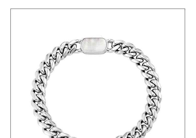 Shell Jewelry Buckle Hip Hop Cuban Bracelet | Orazek UK Ltd