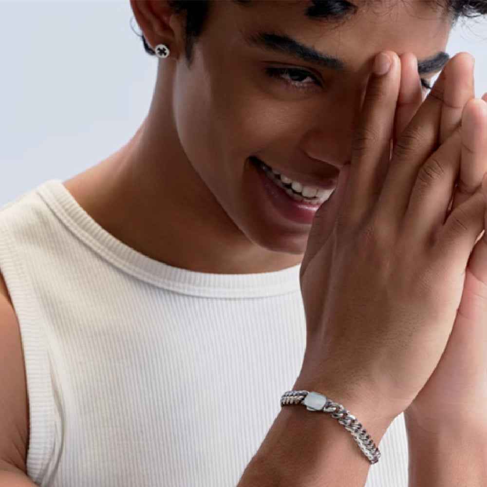 Shell Jewelry Buckle Hip Hop Cuban Bracelet | Orazek UK Ltd