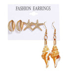 Shell Scallop Earring Set | Orazek UK Ltd