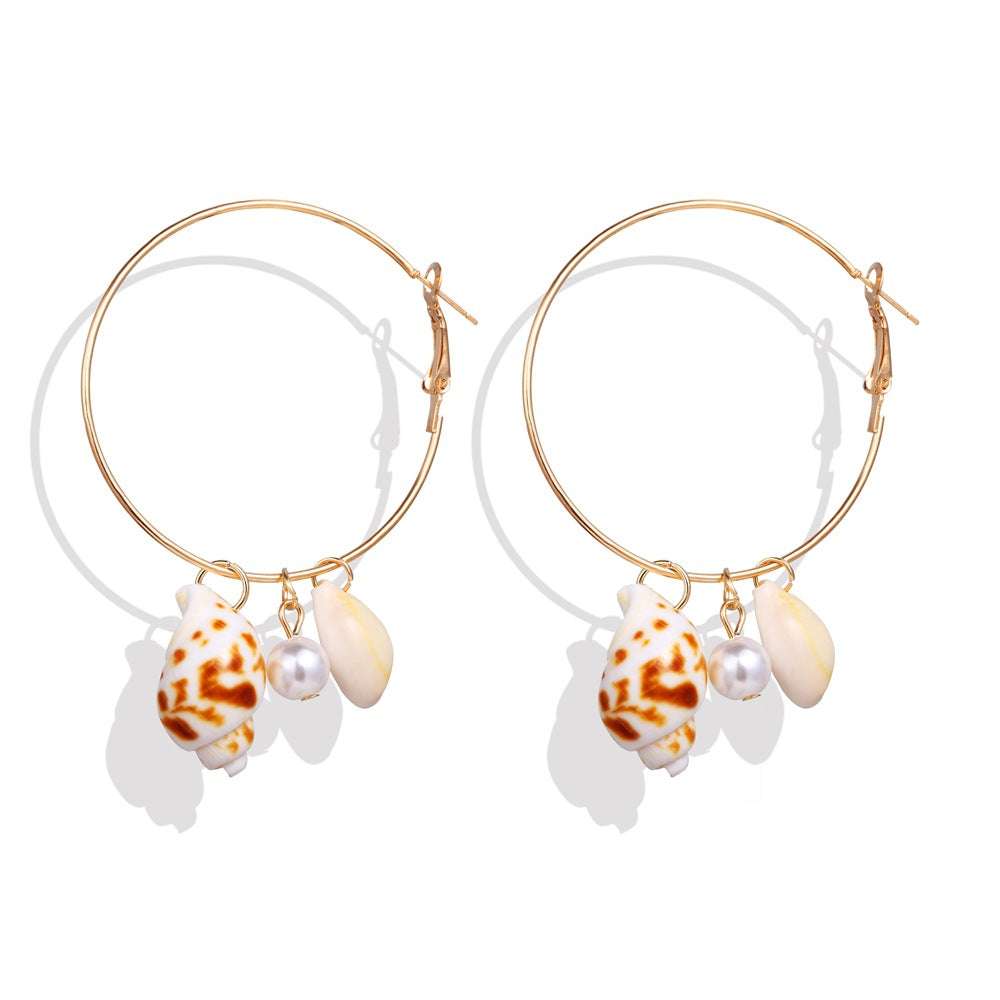 Shell Scallop Earring Set | Orazek UK Ltd
