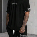 Short-sleeved T-shirt Suit Men's Summer New Fashion Trendy | Orazek UK Ltd