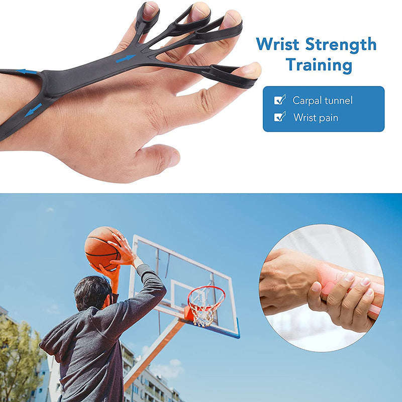 Silicone Grip Device Finger Exercise Stretcher Arthritis Hand Grip Trainer Strengthen Rehabilitation Training To Relieve Pain Orazek UK Ltd