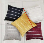 Simple Luxury Striped Velvet Pillow Cover Pillow Cushion Cover Pillow Case Covers for Sofa Flannel Velvet Sofa Cushion Cover Orazek UK Ltd