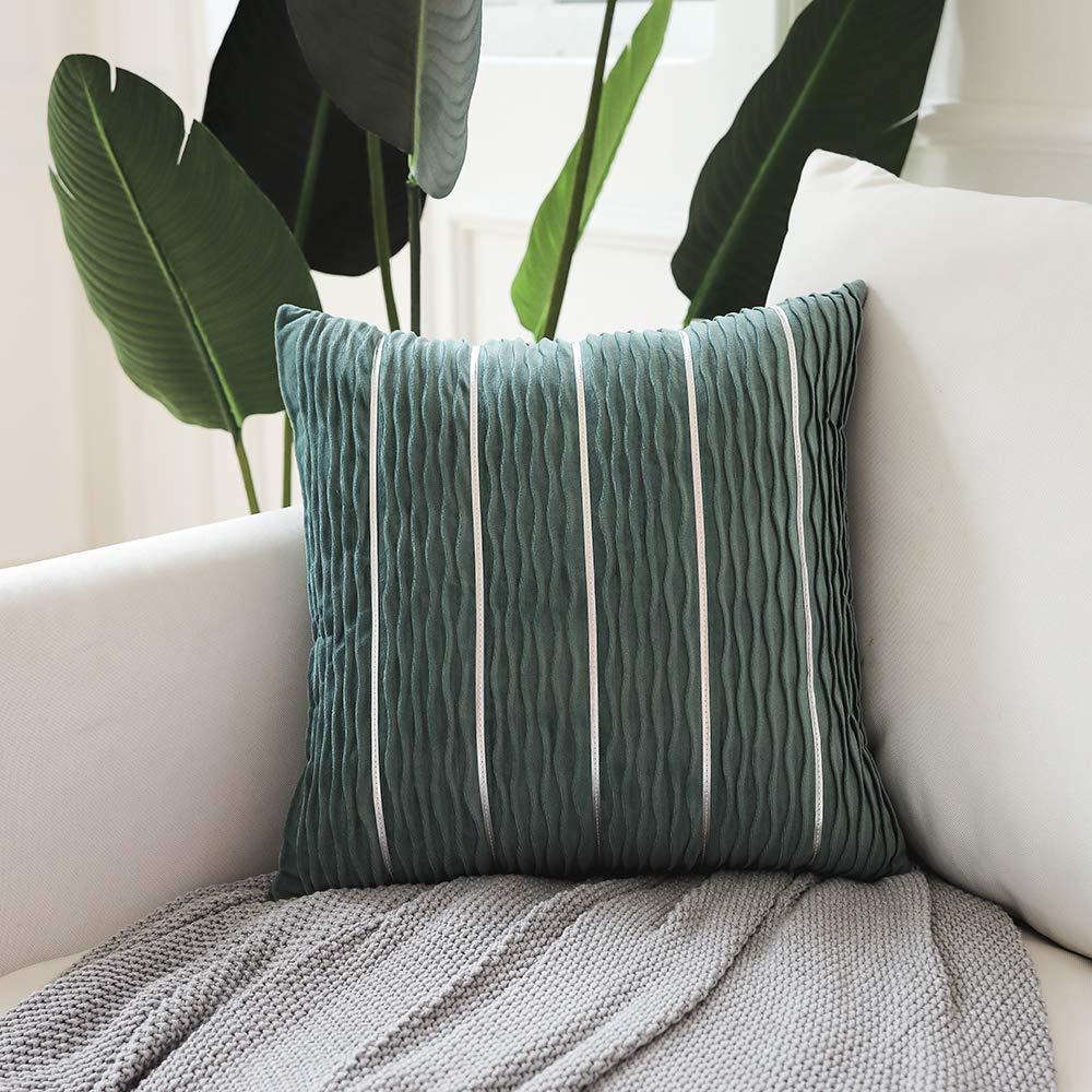 Simple Luxury Striped Velvet Pillow Cover Pillow Cushion Cover Pillow Case Covers for Sofa Flannel Velvet Sofa Cushion Cover Orazek UK Ltd