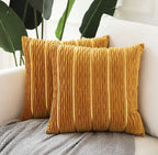 Simple Luxury Striped Velvet Pillow Cover Pillow Cushion Cover Pillow Case Covers for Sofa Flannel Velvet Sofa Cushion Cover Orazek UK Ltd