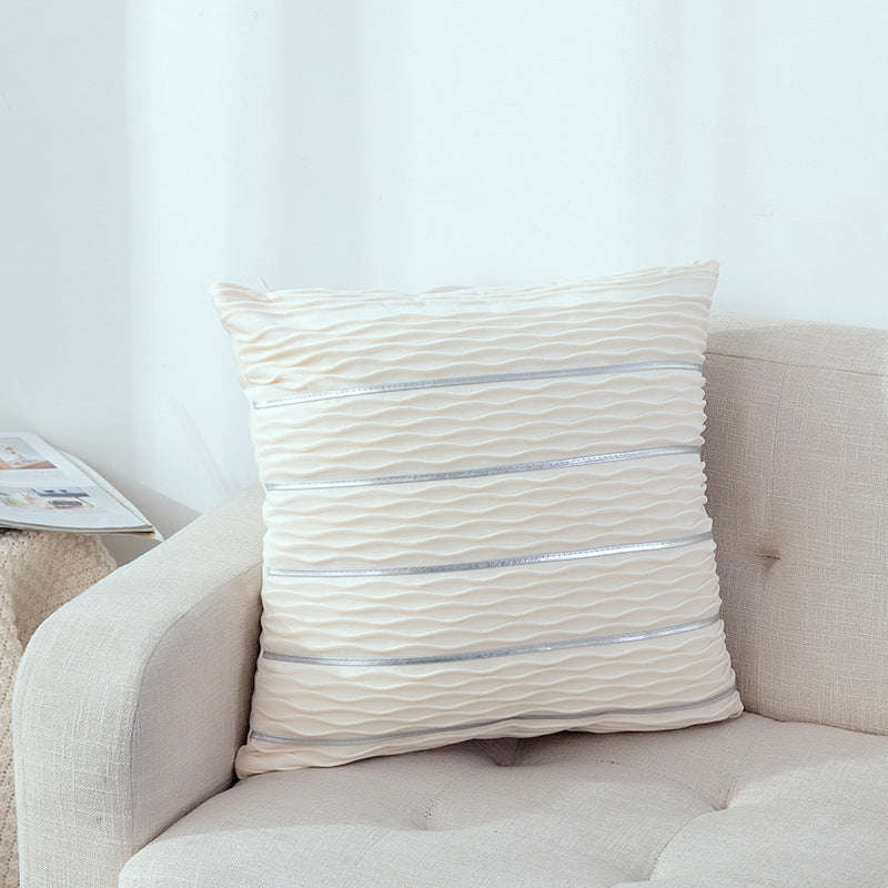 Simple Luxury Striped Velvet Pillow Cover Pillow Cushion Cover Pillow Case Covers for Sofa Flannel Velvet Sofa Cushion Cover Orazek UK Ltd