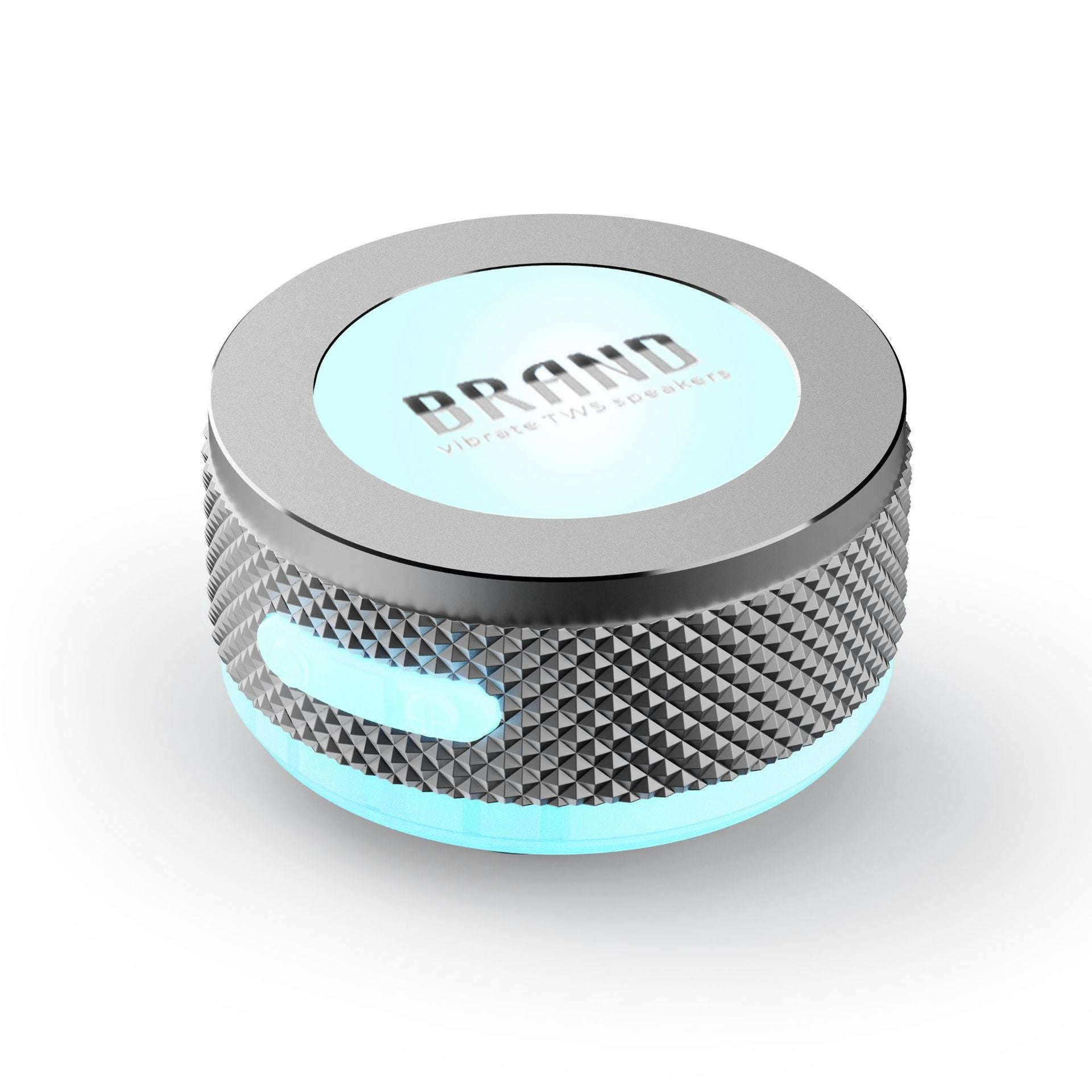 Small Wireless Bone Conduction Speakers Bluetooth Vibration Speaker With Color LED Light Portable Surface Adsorption Speaker | Orazek UK Ltd