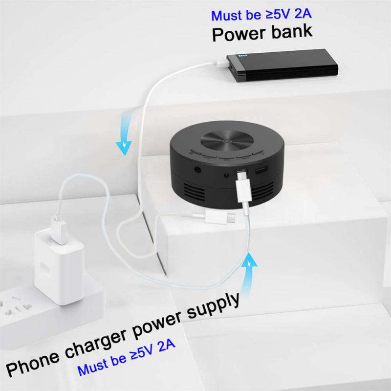 Smart Projector WiFi Portable 1080P Home Theater Video LED Mini Projector For Home Theaters Media Player | Orazek UK Ltd