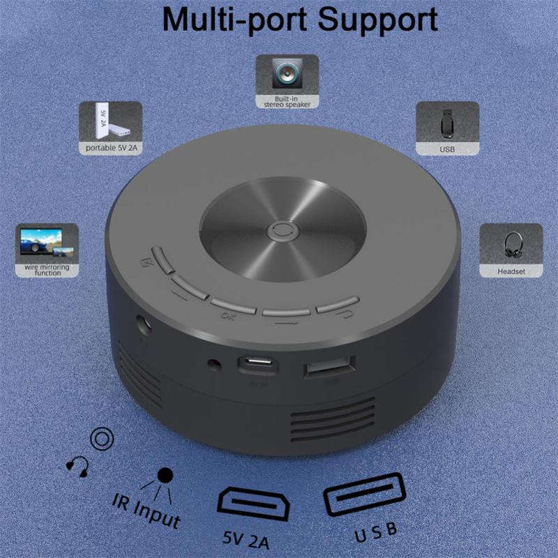 Smart Projector WiFi Portable 1080P Home Theater Video LED Mini Projector For Home Theaters Media Player | Orazek UK Ltd