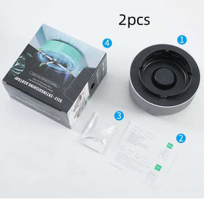 Smoke Removal Air Purification Ashtray Anion Purification Practical Automatic Purifier Ashtray Portable Gadgets For Car Ashtray | Orazek UK Ltd