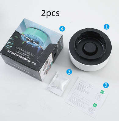 Smoke Removal Air Purification Ashtray Anion Purification Practical Automatic Purifier Ashtray Portable Gadgets For Car Ashtray Orazek UK Ltd