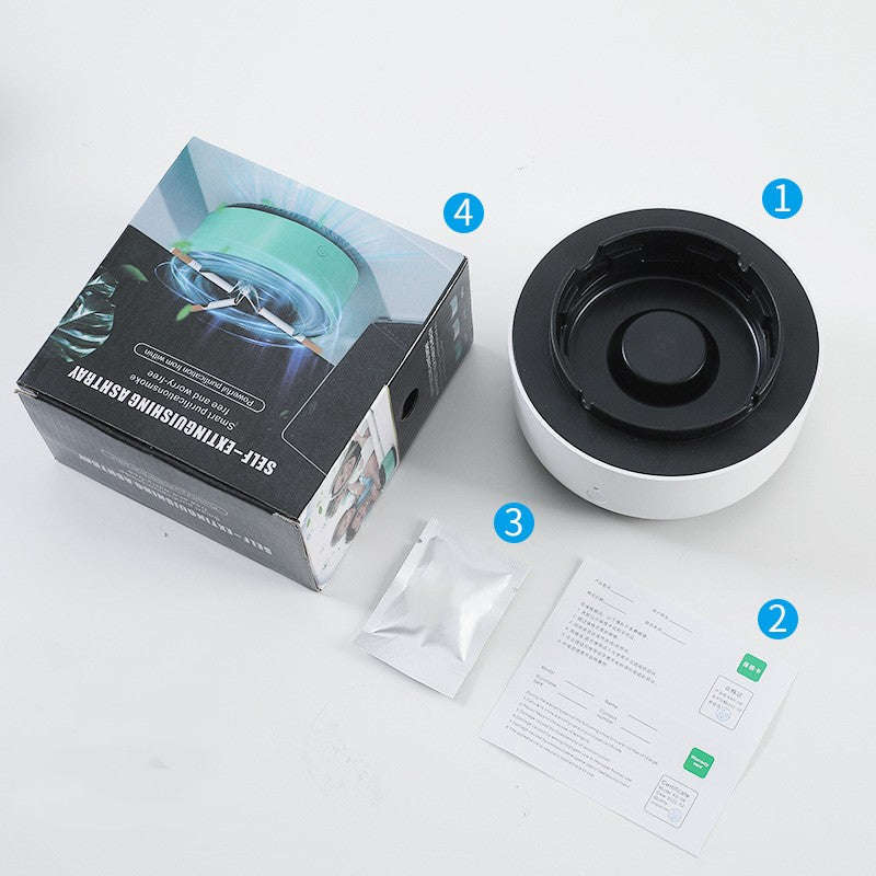 Smoke Removal Air Purification Ashtray Anion Purification Practical Automatic Purifier Ashtray Portable Gadgets For Car Ashtray Orazek UK Ltd