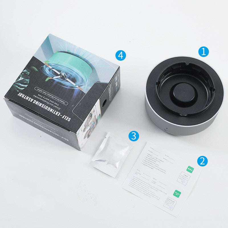 Smoke Removal Air Purification Ashtray Anion Purification Practical Automatic Purifier Ashtray Portable Gadgets For Car Ashtray Orazek UK Ltd
