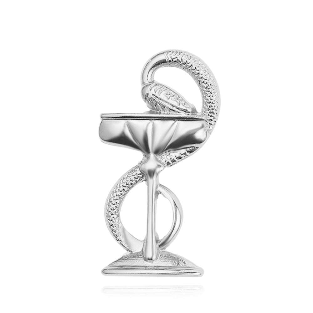 Snake Wine Glass Brooch Wild Temperament Brooch Orazek UK Ltd
