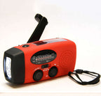 Solar hand crank USB charging radio flashlight | Orazek UK Ltd