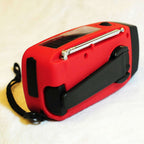 Solar hand crank USB charging radio flashlight | Orazek UK Ltd