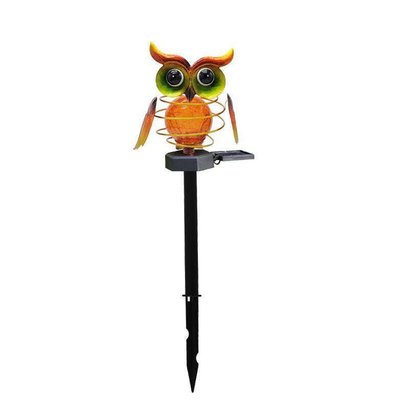 Solar Owl Lawn Lamp Outdoor Waterproof LED Garden Pathway Lighting Night Light Energy Saving Landscape Decor | Orazek UK Ltd