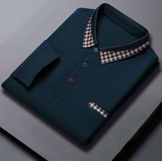 Solid Color Casual Dad Long-t-shirt | Orazek UK Ltd