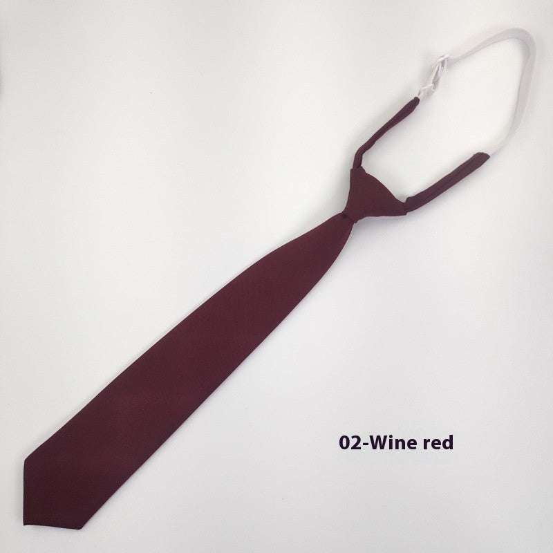 Solid Color Navy Blue Tie Men's Tie | Orazek UK Ltd