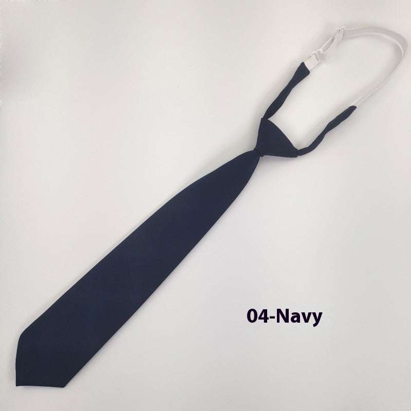 Solid Color Navy Blue Tie Men's Tie | Orazek UK Ltd