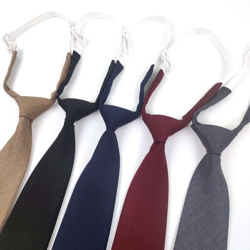 Solid Color Navy Blue Tie Men's Tie | Orazek UK Ltd