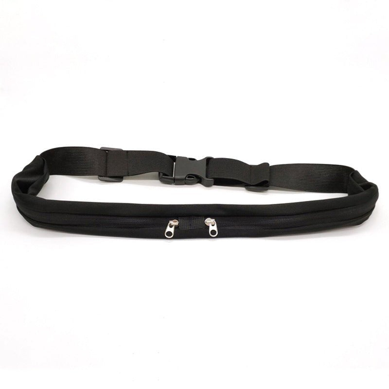 Sports Waist Bag With Double Pocket Slim Zip Running Phone Belt Bags | Orazek UK Ltd